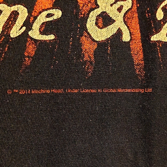2014 Machine Head Bloodstone & Diamonds Men's Graphic Band T-shirt GUC Size M - Picture 3 of 6